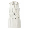 ノースリーブトレンチワンピース オフホワイト - Dresses - ¥21,315  ~ $189.39