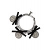 コインモチーフブレスレット ブラック - Bracelets - ¥3,570  ~ $31.72