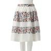 ボーダーフラワースカート ホワイト - Faldas - ¥12,600  ~ 96.15€
