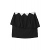 peplum triangle スカート ブラック - スカート - ¥6,300 