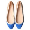 コルクウェッジパンプス ブルー - Classic shoes & Pumps - ¥15,435 