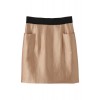 バックファスナースカート ベージュ - Skirts - ¥5,775  ~ $51.31