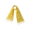 パールフリンジ刺繍ストール イエロー - Schals - ¥7,203  ~ 54.97€