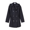 撥水モッズコート風ポケッタブルコート ネイビー - Jacket - coats - ¥26,250  ~ £177.26