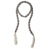 ビーズフリンジネックレス グレー - Necklaces - ¥2,940  ~ $26.12