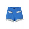 tuckfringe Knitショートパンツ ブルー - Shorts - ¥7,560  ~ $67.17