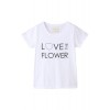 Love the Flower Tee ホワイト - Tシャツ - ¥4,042 