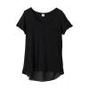 ポケット付き無地Tシャツ ブラック - T-shirts - ¥7,875  ~ £53.18