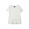SCALLOP TIER LACE TEE ホワイト - Tシャツ - ¥19,950 