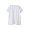 スパンコールチュールTシャツ ホワイト - T-shirt - ¥15,750  ~ 120.19€