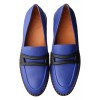 バイカラーローファー ブルー - Loafers - ¥60,900  ~ £411.24