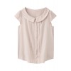 ウオッシャブル コットンリヨセルタックブラウス ピンク - 半袖衫/女式衬衫 - ¥13,650  ~ ¥812.63