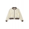 cross stripes organdiブルゾン アイボリー - Jacket - coats - ¥14,700  ~ £99.27