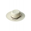 レザーリボンペーパーハット オフホワイト - Sombreros - ¥6,982  ~ 53.28€