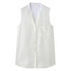 Ten/PeJQノースリーブSH ホワイト - Рубашки - короткие - ¥13,650  ~ 104.17€