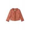ビジュー付きツイードノーカラージャケット オレンジ - Jacket - coats - ¥24,990  ~ $222.04