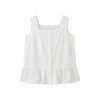 ウォッシャブルエンブロイダリーローン レースキャミブラウス ホワイト - Shirts - ¥15,750  ~ £106.36