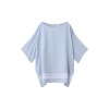 サテンブラウス ブルー - Camisas - ¥12,600  ~ 96.15€