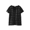 スパンコールチュールTシャツ ブラック - Koszulki - krótkie - ¥15,750  ~ 120.19€