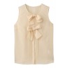 ノースリーブリボンブラウス ホワイト - 半袖衫/女式衬衫 - ¥9,555  ~ ¥568.84