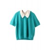 ビーズ刺繍プルオーバー ターコイズ - Pullovers - ¥19,950  ~ $177.26