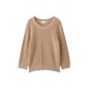 クルーネックニットトップス ベージュ - Pullovers - ¥5,250  ~ £35.45