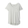 ポケット付き無地Tシャツ オフホワイト - Tシャツ - ¥7,875 