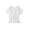 タックブラウス ホワイト - 半袖シャツ・ブラウス - ¥10,500 