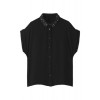 花ビーズカラーブラウス ブラック - 半袖衫/女式衬衫 - ¥12,600  ~ ¥750.12