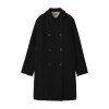 ダブルボタンコート ブラック - Jacket - coats - ¥71,400  ~ $634.39