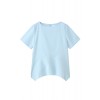 ペプラムブラウス ブルー - Košulje - kratke - ¥13,650  ~ 104.17€