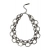 2連チェーンネックレス ブラック - Necklaces - ¥16,800  ~ $149.27