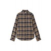 ワンウォッシュボタンダウンチェックシャツ ベージュ - Camisa - longa - ¥12,600  ~ 96.15€