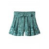 パールドットコンビネーションミニスカート グリーン - Skirts - ¥6,930  ~ £46.80
