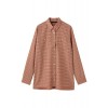 バードプリントロングシャツ ブラウン - Long sleeves shirts - ¥12,075  ~ $107.29