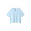 バック配色ブラウス ブルー - Shirts - ¥13,650  ~ £92.18