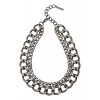コンビチェーンネックレス ブラック - Necklaces - ¥15,750  ~ £106.36