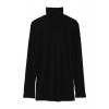 シルクカシミヤタートルプルオーバー ブラック - Pullovers - ¥18,900  ~ £127.63