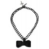 【CONNIE ACCESSORI】リボン×クロスネックレス ブラック - Necklaces - ¥16,800  ~ £113.45