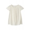 シャドーボーダーラメブラウス オフホワイト - Shirts - ¥15,750  ~ £106.36