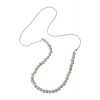 アゲートセパレートネックレス ホワイト - Necklaces - ¥11,550  ~ £77.99