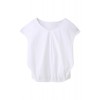 ストレッチブロードブラウス ホワイト - Рубашки - короткие - ¥16,800  ~ 128.21€