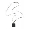 スクエアネックレス ブラック - Halsketten - ¥15,750  ~ 120.19€