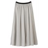 シルクデジンマキシスカート ライトグレー - Skirts - ¥24,150  ~ £163.08