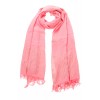 レーヨンシルクボーダーストール ピンク - 丝巾/围脖 - ¥4,095  ~ ¥243.79