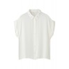 花ビーズカラーブラウス ホワイト - Shirts - ¥12,600  ~ £85.08