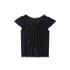 ラメ刺繍ブラウス ネイビー - Shirts - ¥16,800  ~ $149.27