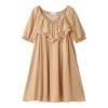 フリルレースワンピース ベージュ - Dresses - ¥22,050  ~ $195.92