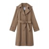 【予約販売】グログランタフタトレンチコート カーキ - Jacket - coats - ¥51,450  ~ $457.14