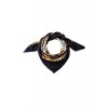 レイヤードパターンスカーフ ネイビー - Schals - ¥9,975  ~ 76.12€